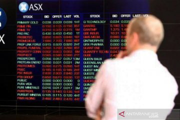 Saham Australia ditutup melemah, indeks ASX 200 terkikis 4,70 poin