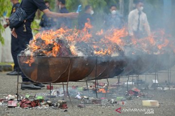 Bea Cukai Musnahkan Barang Impor Hasil Penindakan