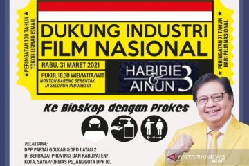 3.200 kader Partai Golkar nonton serentak film nasional