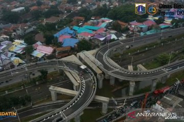 Bina Marga DKI lengkapi rambu dan CCTV di jalan layang tapal kuda