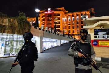 Pengamanan markas kepolisian di Jateng diperketat