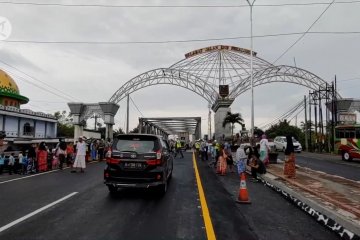 Jembatan Rembun Pantura kembali beroperasi