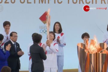 Estafet obor Olimpiade Tokyo dimulai dari Fukushima