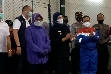 Mensos kunjungi pengungsi kebakaran kilang minyak Balongan