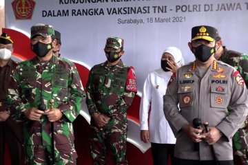 Kapolri & Panglima TNI apresiasi Jatim tangani COVID-19