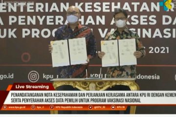 Kemenkes gandeng KPU untuk akses data pemilih terkait vaksinasi