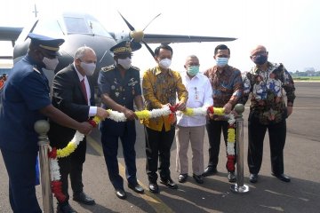 PT DI lepas Ferry Flight pesawat CN235-220 MPA ke Senegal