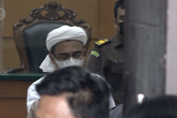 Sidang lanjutan Rizieq Shihab akan digelar secara tatap muka