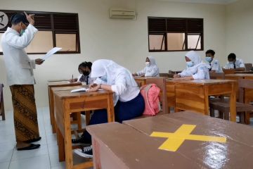 SMP di Solo laksanakan simulasi pembelajaran tatap muka