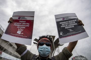 Aksi Solidaritas Jurnalis Di Palembang