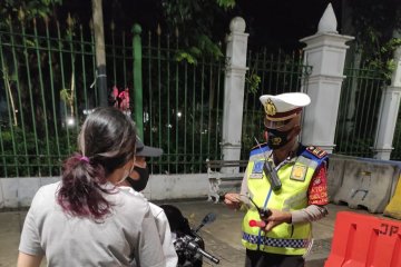 Pengendara motor terjaring razia knalpot bising di Jakarta