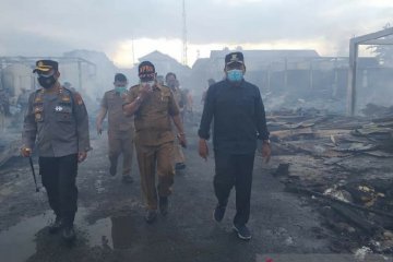 Bupati BU siapkan rencana aksi sikapi kebakaran Pasar Purwodadi
