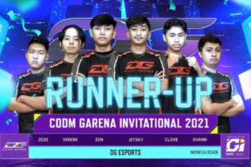 Indonesia bawa pulang gelar runner up CODM Garena Invitational 2021