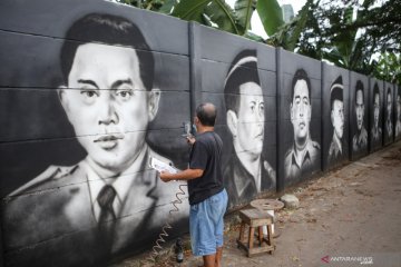Mural bertema pahlawan nasional