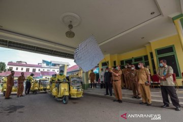 Pemkot Padangsidimpuan luncurkan Becak Kuning Wisata