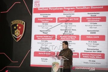 Menteri BUMN Beri Paparan Di Rakernis Bareskrim Polri 2021
