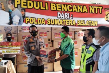 Polda Sumsel kirim bantuan ke korban bencana NTT