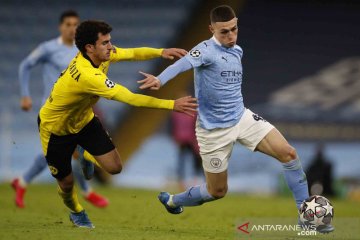 Liga Champions: City menang tipis 2-1 atas Dortmund di leg pertama