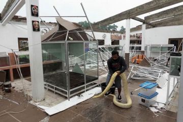 Dampak angin kencang di Purbalingga