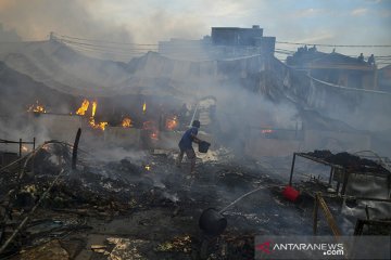 Kebakaran Pasar Kambing hanguskan ratusan lapak