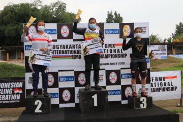 Juara Seri I dominasi podium BMX Internasional 2021 Seri II