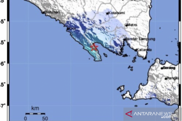 Gempa Lampung M=5,2 akibat aktivitas subduksi, tak berpotensi tsunami