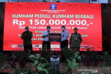 Kemenkumham salurkan bantuan untuk korban terdampak bencana alam