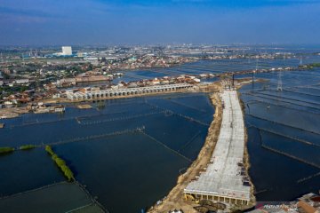 Proyek pembangunan jalan tol Semarang - Demak