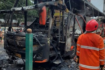 Area pendingin korslet diduga sebabkan kebakaran bus