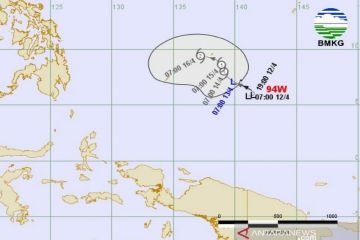 Bibit siklon tropis tumbuh di perairan Filipina berdampak ke Indonesia