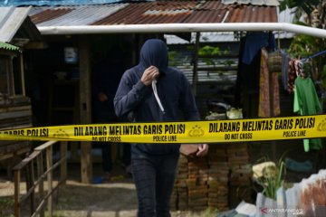 Penggerebekan terduga teroris di Makassar
