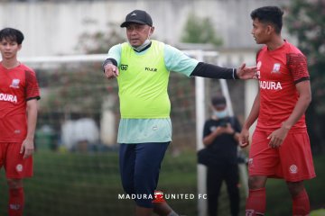 Madura United tunggu putusan Liga 1 untuk mulai latihan