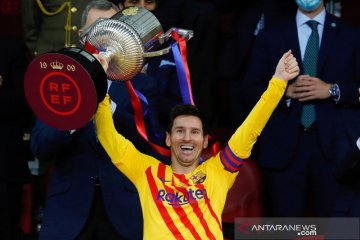 Tumbangkan Athletic Bilbao, Barcelona juara Copa del Rey