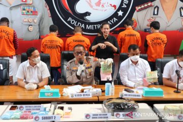 Polda Metro sita 5,9 kilogram sabu dari kurir narkoba lintas provinsi