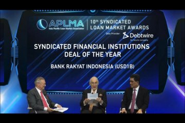 BRI raih penghargaan Syndicated Financial Institution Deal of the Year