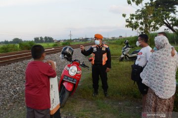 Pengamanan Jalur KA di Madiun