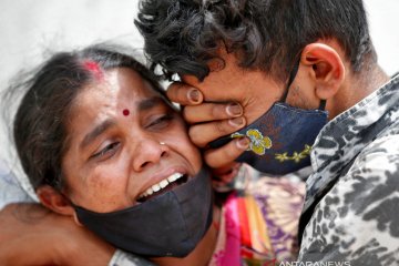 India laporkan 2.000 lebih korban meninggal COVID sehari