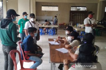 Belasan pelanggar prokes COVID-19 dijaring tim yustisi di Denpasar