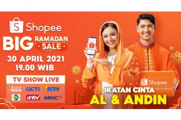 Al & Andin akan beri kejutan di Shopee Big Ramadan Sale TV Show
