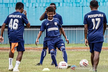 Latihan Persipura jelang Piala AFC 2021