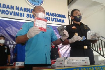 BNN Sulut dan Bea Cukai tangkap dua tersangka narkotika