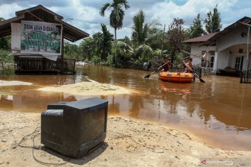 Banjir melanda tiga daerah di Riau