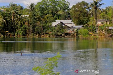 Munculnya danau baru akibat Siklon Tropis Seroja