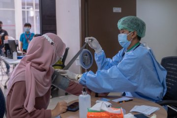 PT LRT Jakarta gelar vaksinasi COVID-19 tahap kedua
