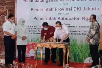 Pemprov DKI gandeng Pemkab Ngawi dukung kebutuhan pangan Jakarta