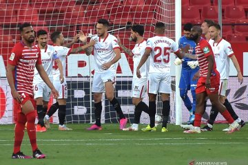 Menang 2-1 atas Granada, Sevilla tetap dalam persaingan gelar La Liga