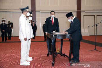 Gubernur Malut lantik Wali Kota/Wawali Ternate periode 2021-2024