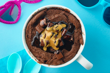 Menu Ramadhan - Chocolate Peanut Butter Mug Cake