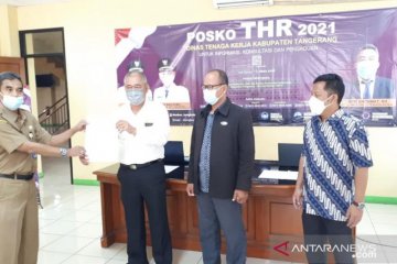 Disnaker Tangerang terima 50 aduan terkait THR Lebaran