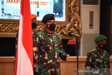 Panglima TNI terima laporan kenaikan pangkat 34 Pati TNI